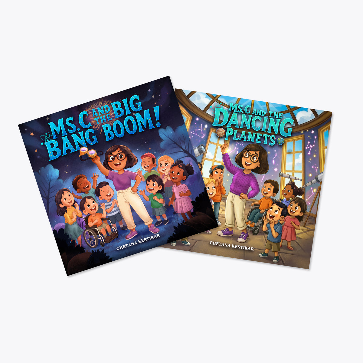 Space Explorer 2-Book STEM Hardcover Set: Big Bang to Solar System